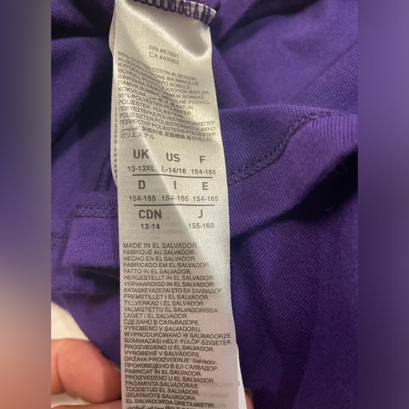 Lebron James Lakers #23 Nike Tee Jersey - Picture 3 of 7